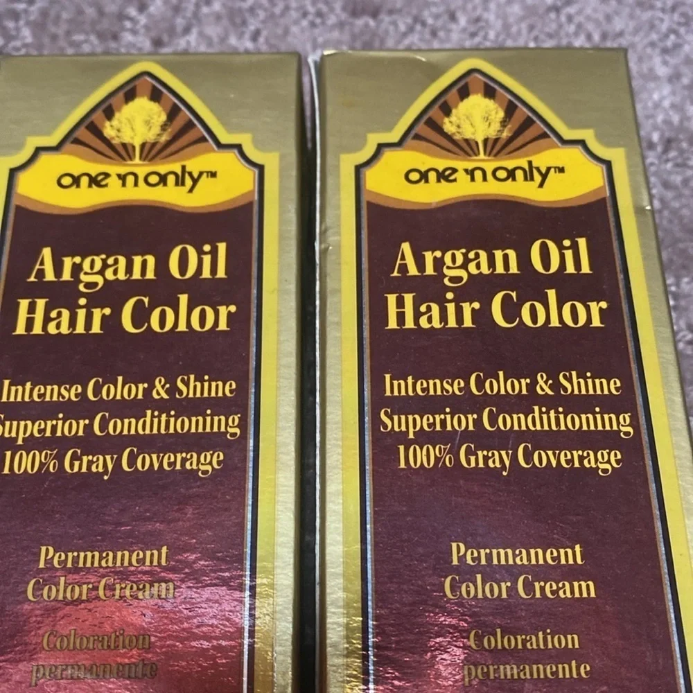 3/$20. Argan Oil Hair Color Cream Bundle Master Gray Blonde Beauty Aid